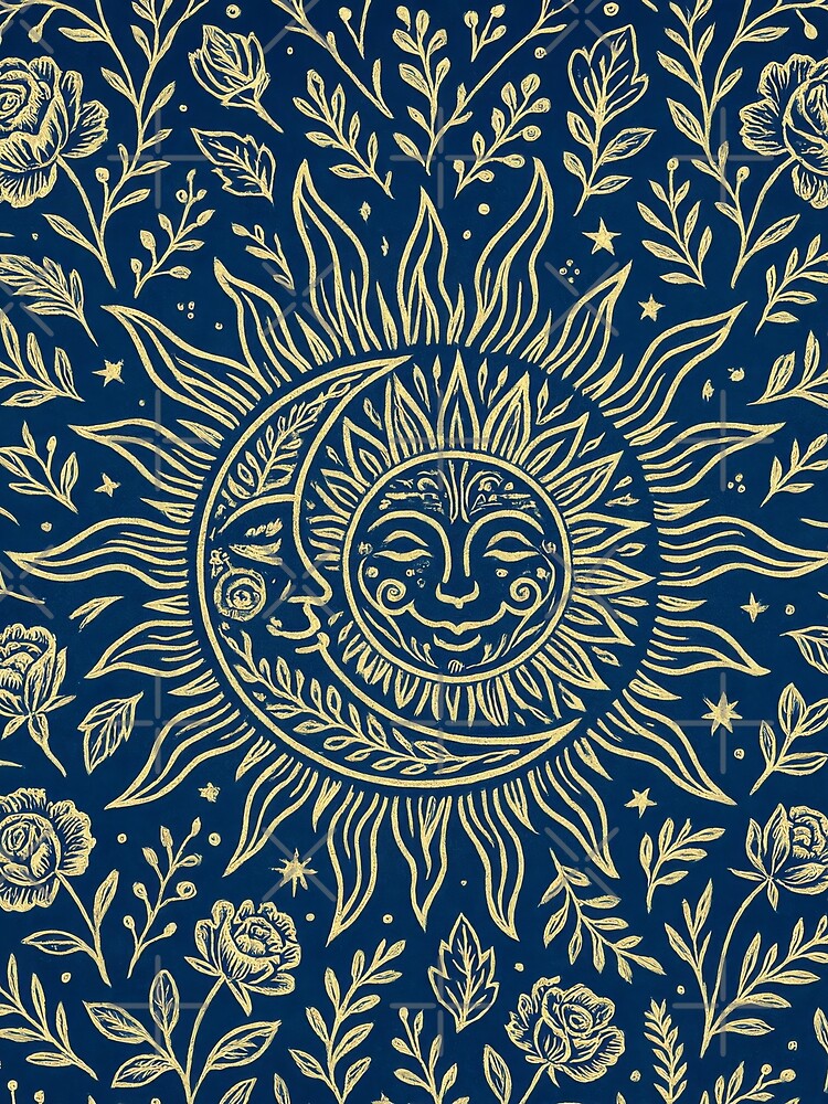 Chic flora sun and Moon by scicilysimonee