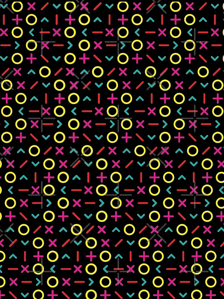 90s Retro Vintage Memphis Pattern by Frosty1489