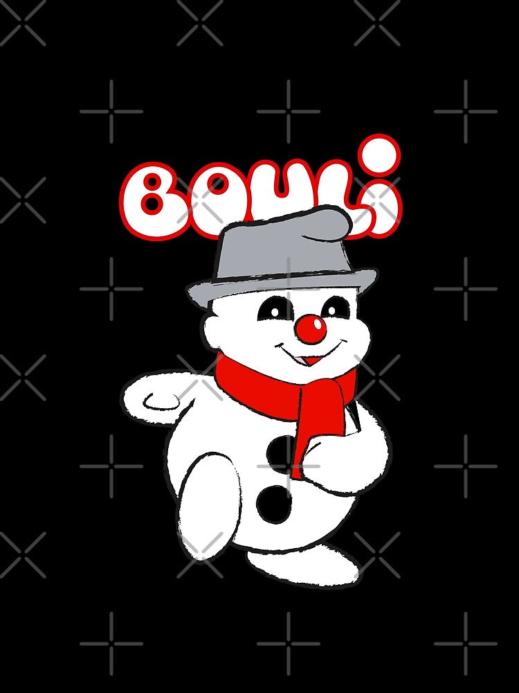 Bouli the Snowman - Original Retro Illustration by retrologie