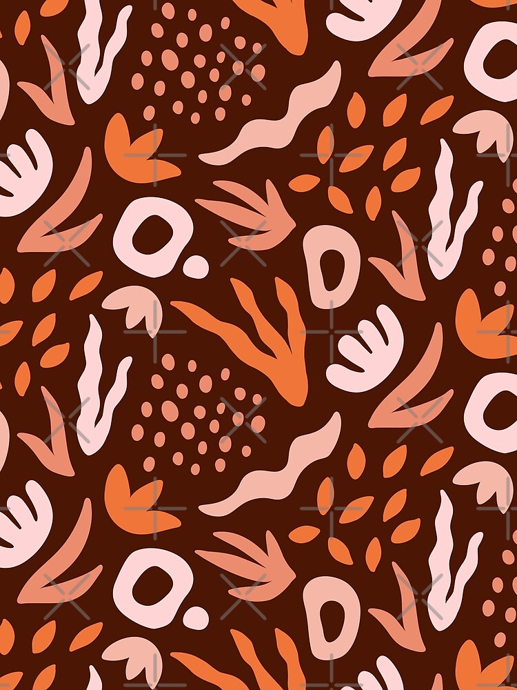 Earthy Abstract Cutouts - Mid Century Modern by PeachyLitchi