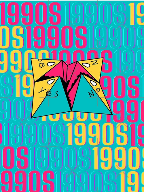 1990s retro design 12 - OG Blue Background by PunjabanJatti