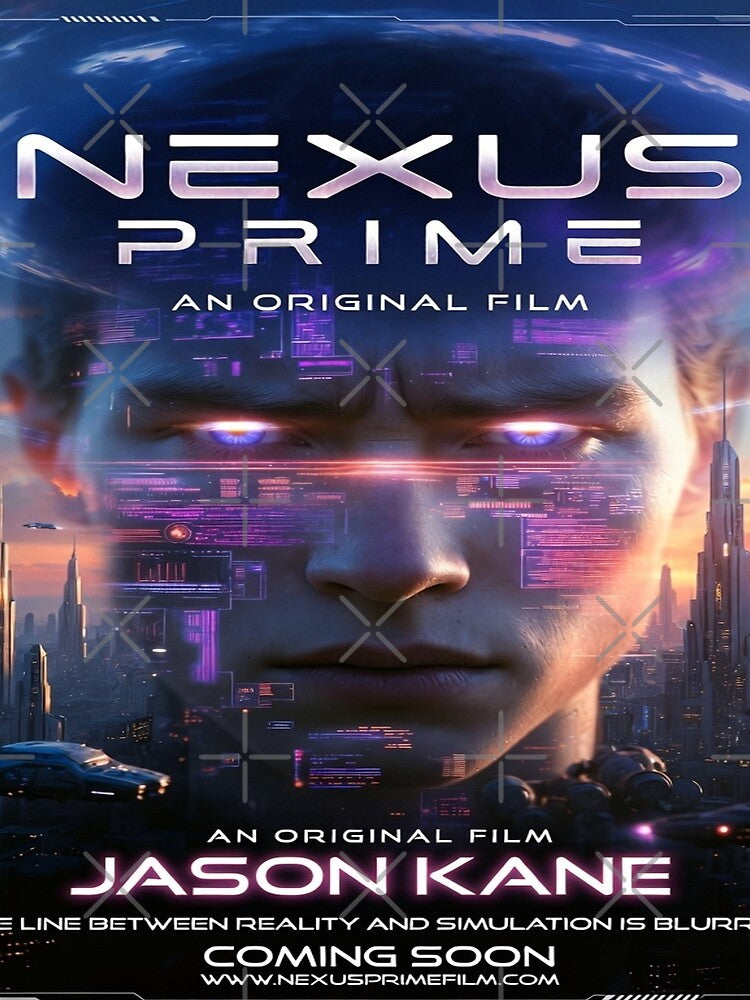 NEXUS PRIME – Futuristic AI Sci-Fi Movie Poster | Cyberpunk Dystopian Film Art by Sushikidsntod