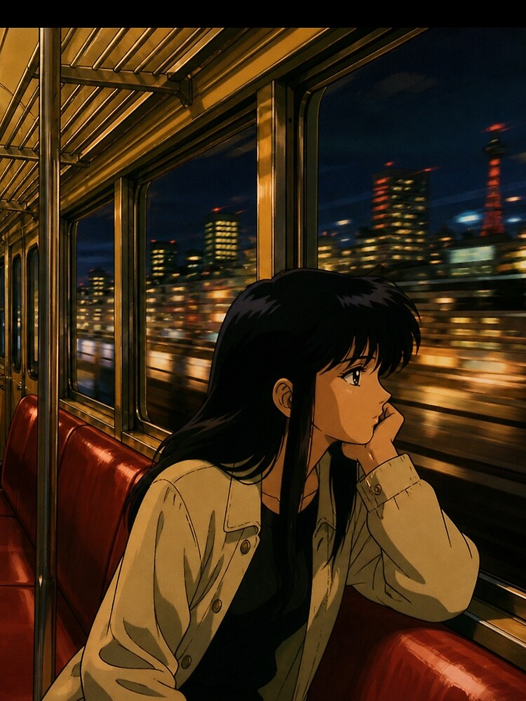 Subway Transit - Classic Anime Aesthetic by bapupa