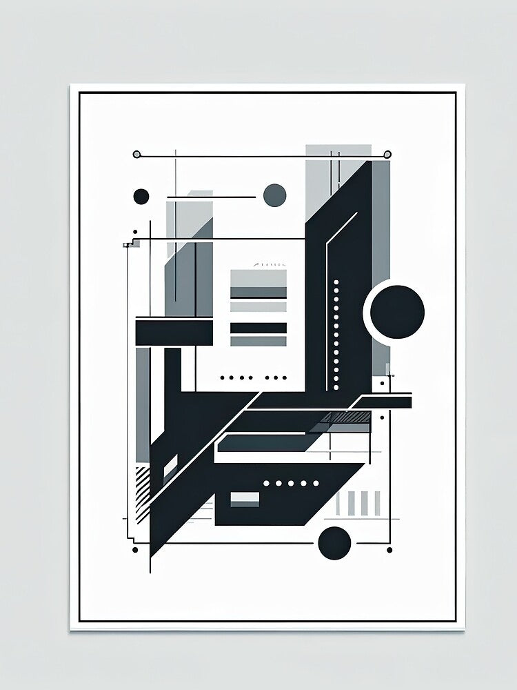 Minimal futuristic geometric shapes by SunkenCost