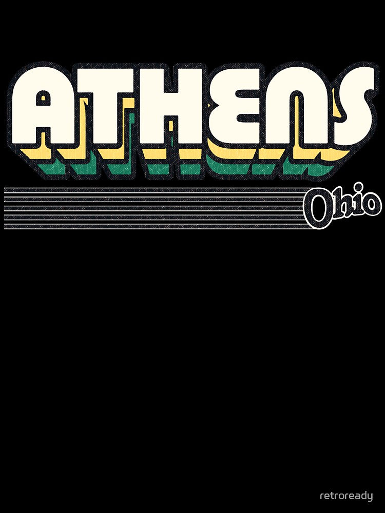 Athens, Ohio | Retro Stripes by retroready