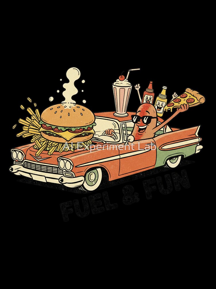 Fuel & Fun! Retro Hot Dog Road Trip by AI Experiment Lab