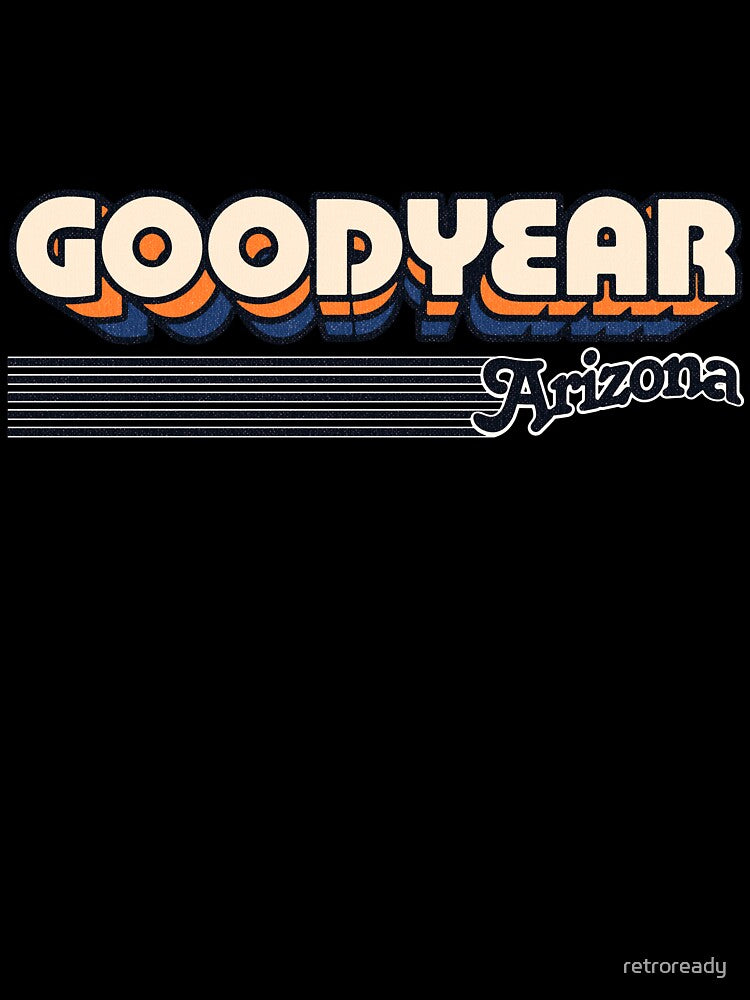 Goodyear, Arizona | Retro Stripes by retroready