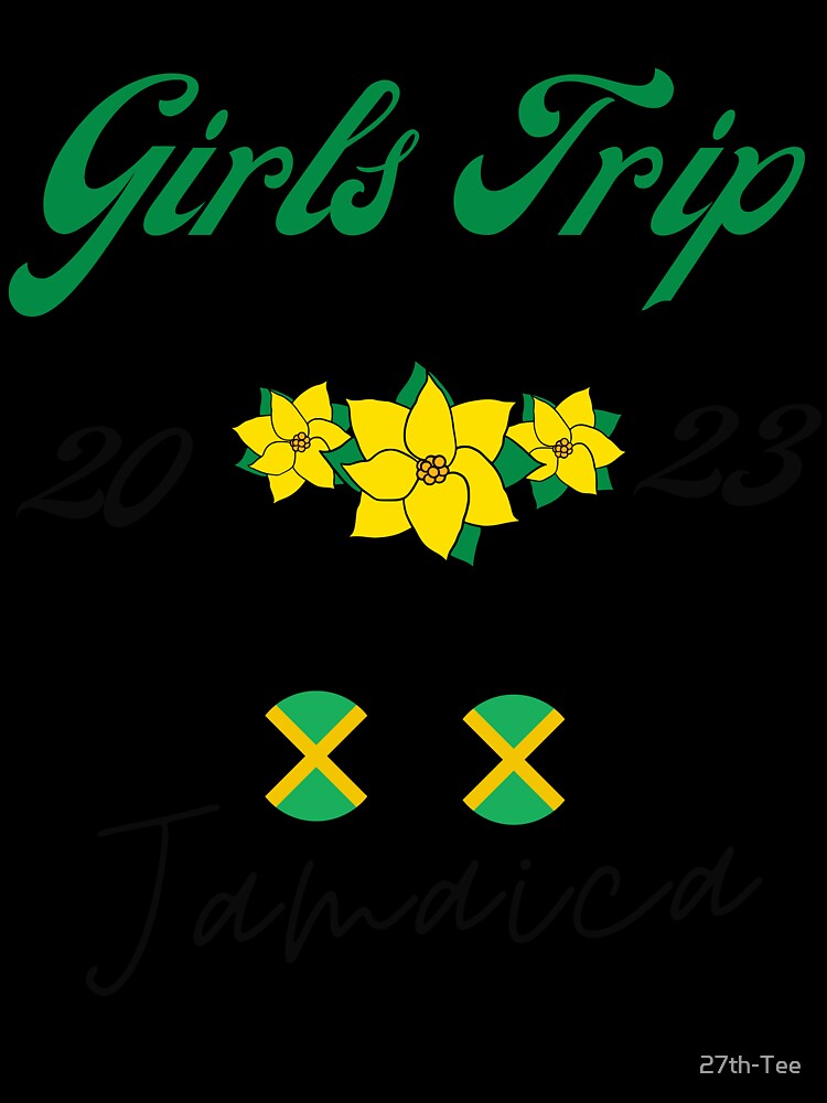 Jamaica Girls Trip Summer Trip 2023 Woman Bun Costume by 27th-Tee