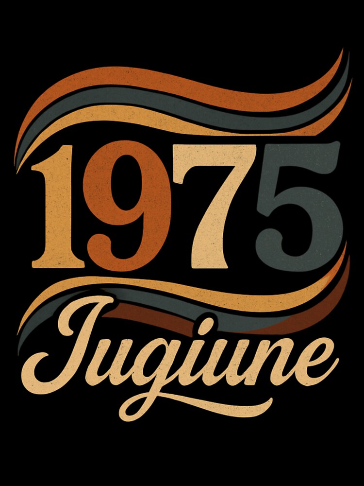 Iuqiune Retro 1975 Vintage Aesthetic – Classic Year Throwback Design by Iuqiune