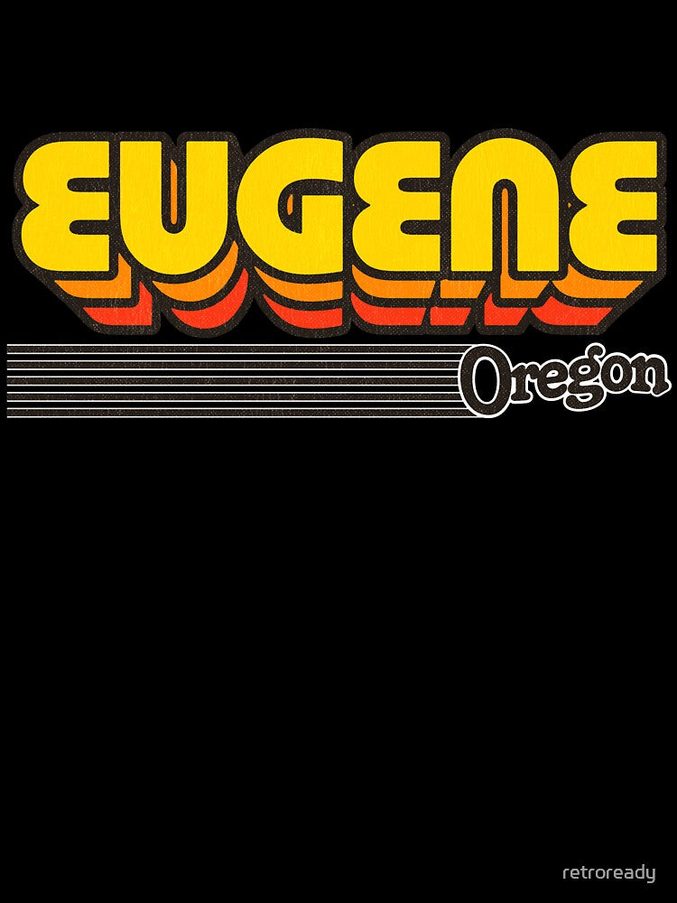 Eugene, Oregon | Retro Stripes by retroready