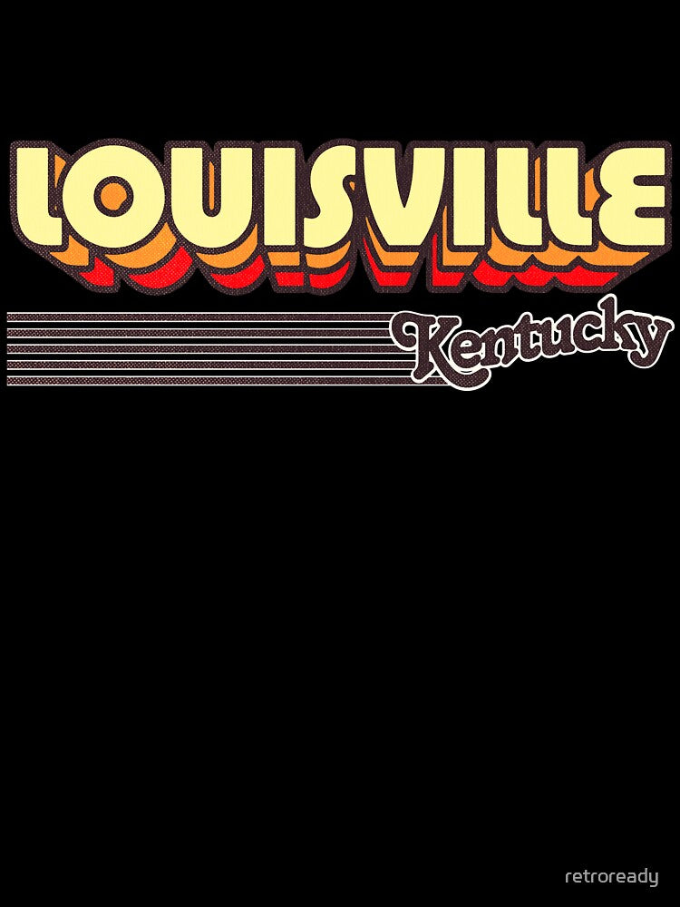 Louisville, Kentucky | Retro Stripes by retroready