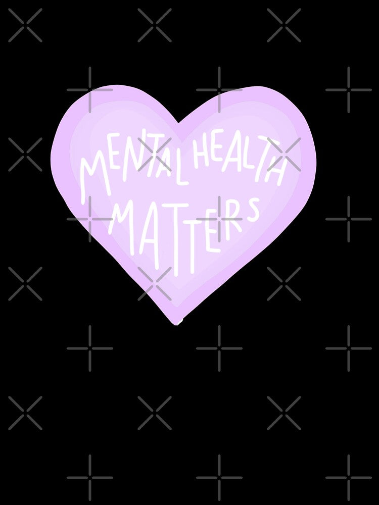 Mental Health Matters- Positive Affirmation Design by SadButHaha