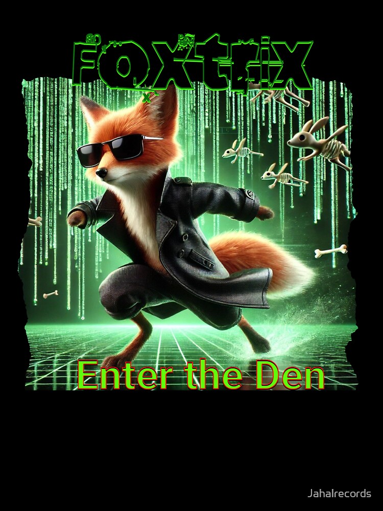 The Foxtrix – Enter the Den | Matrix-Inspired Fox Design by MTeesGA