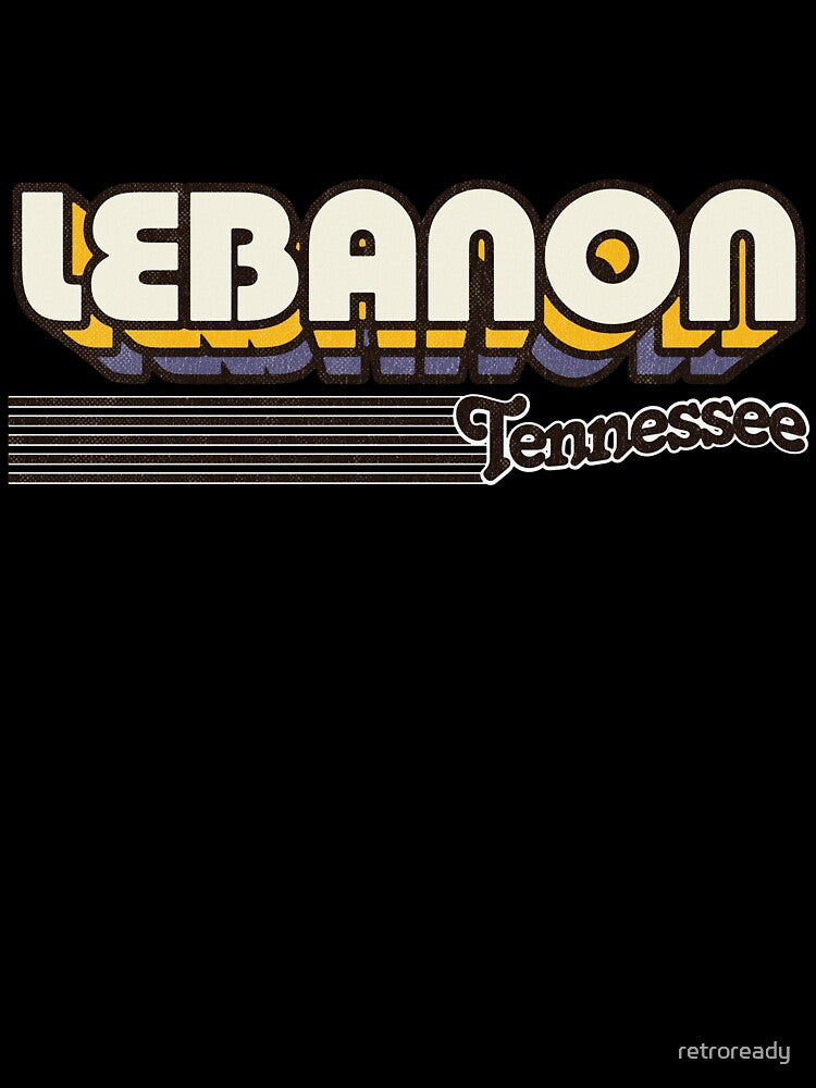 Lebanon, Tennessee | Retro Stripes by retroready