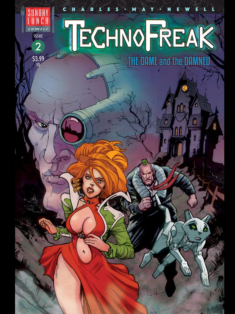 TechnoFreak #2 cover art by SundayLunch
