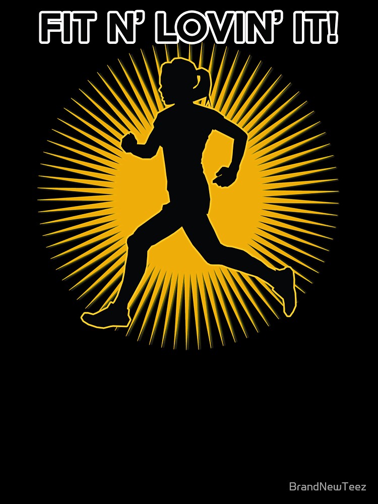 EXERCISE SHIRTS FOR WOMEN! RUNNERS T-SHIRT by BrandNewTeez