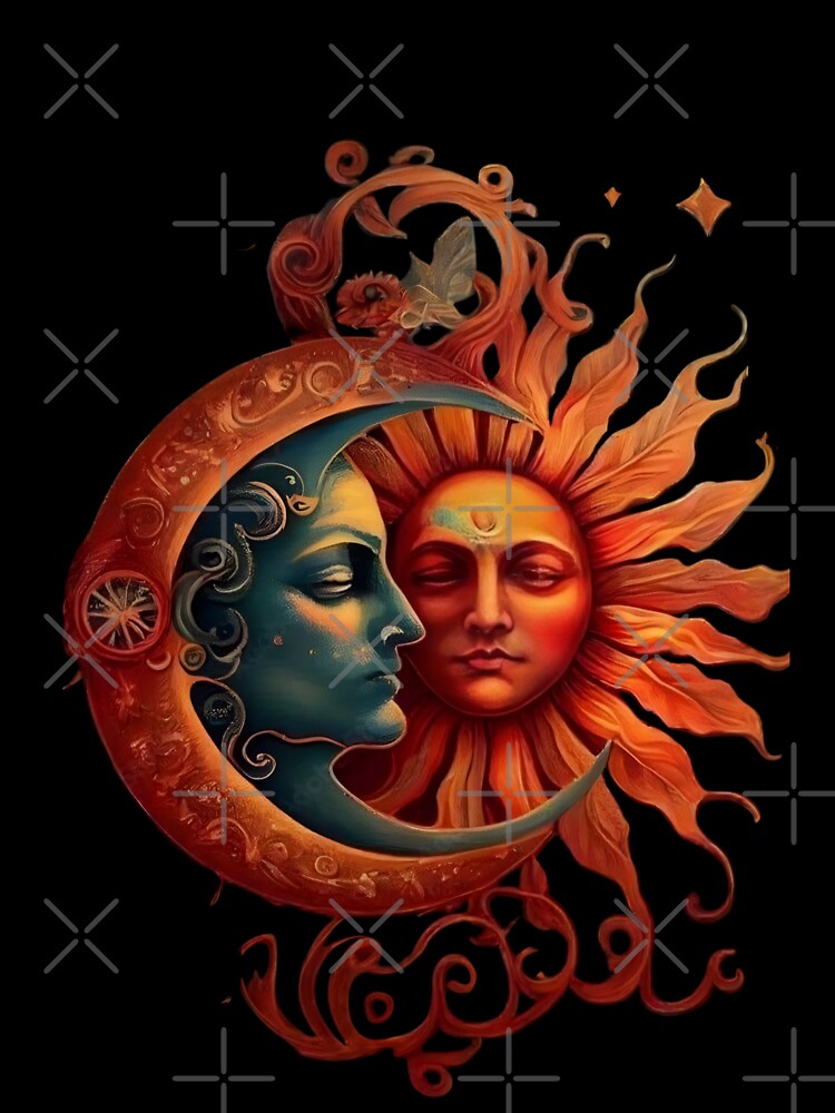 Celestial Sun and Moon by CMooreWorx