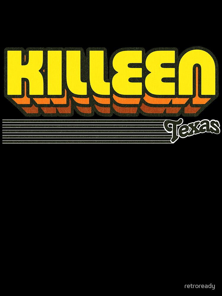 Killeen, Texas | Retro Stripes by retroready