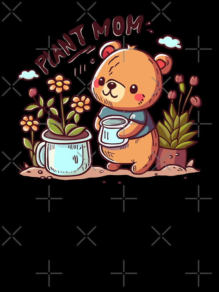 Cute Bear Gardening by Chanaika4