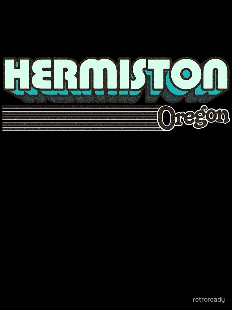 Hermiston, Oregon | Retro Stripes by retroready