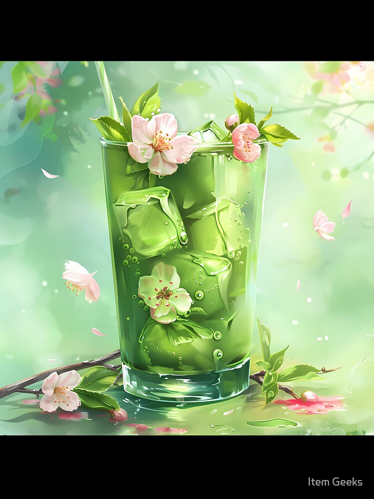 Matcha Green Tea Iced Tea by Item Geeks