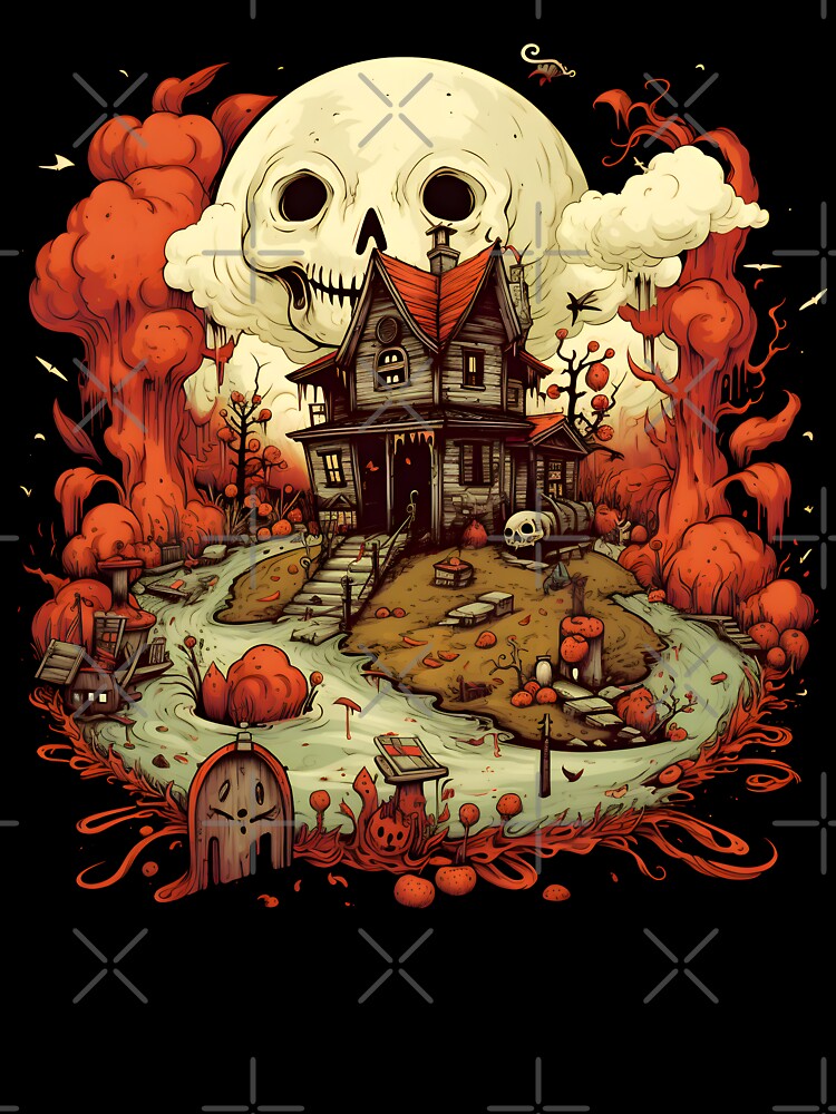 Vintage Halloween - Horror Scene by Gugacz