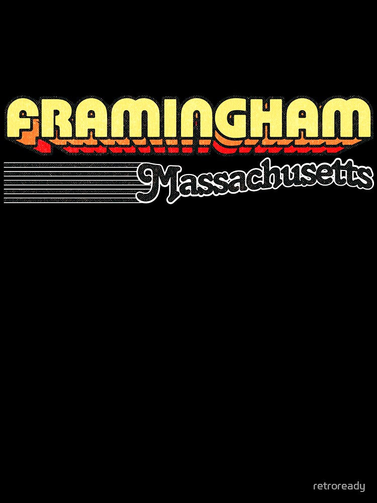 Framingham, Massachusetts | Retro Stripes by retroready