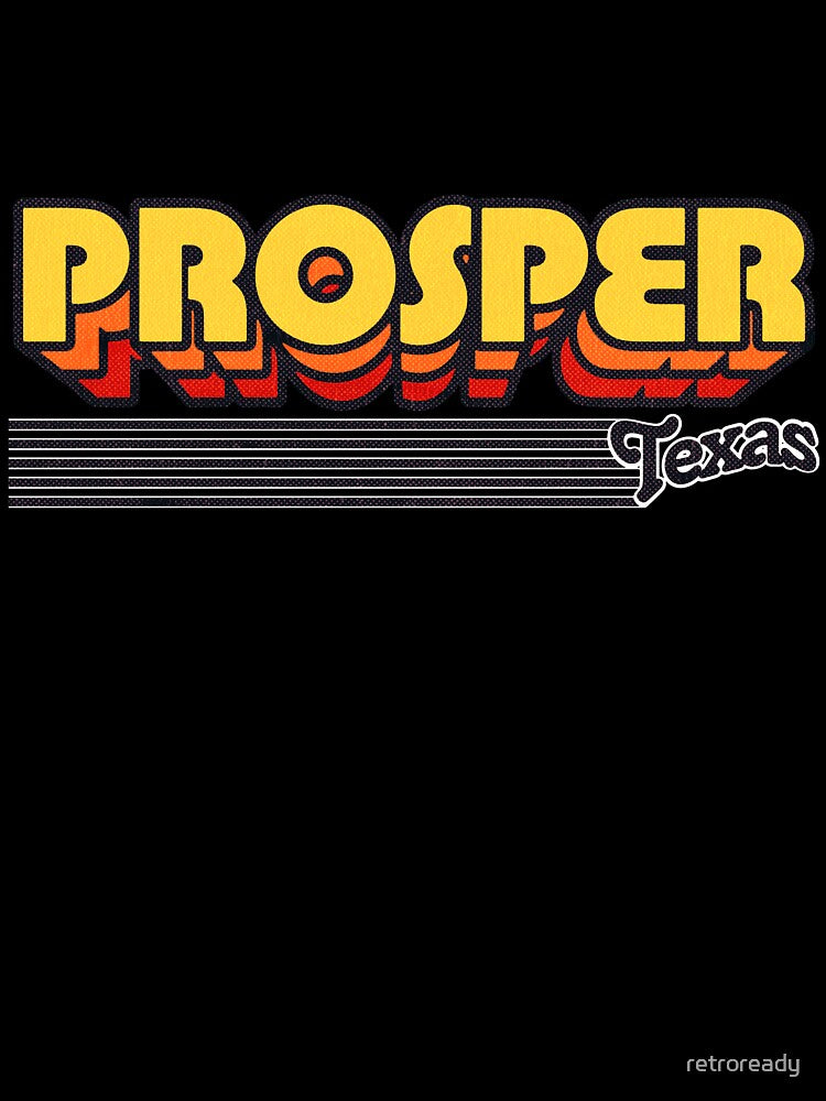 Prosper, Texas | Retro Stripes by retroready