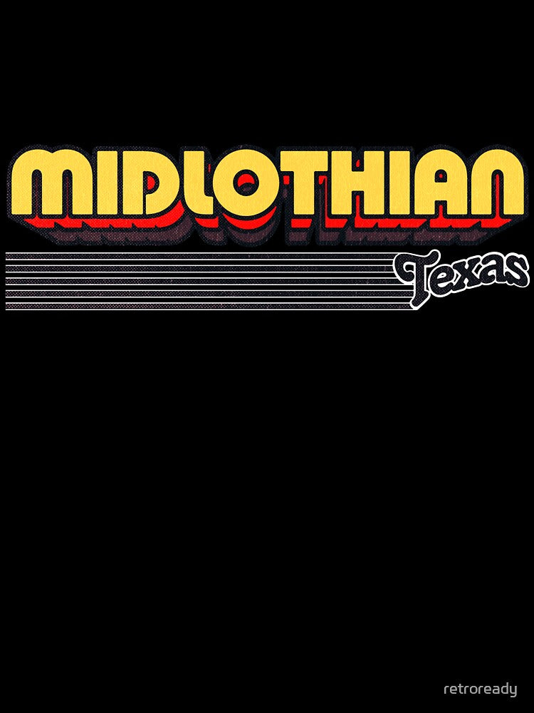 Midlothian, Texas | Retro Stripes by retroready