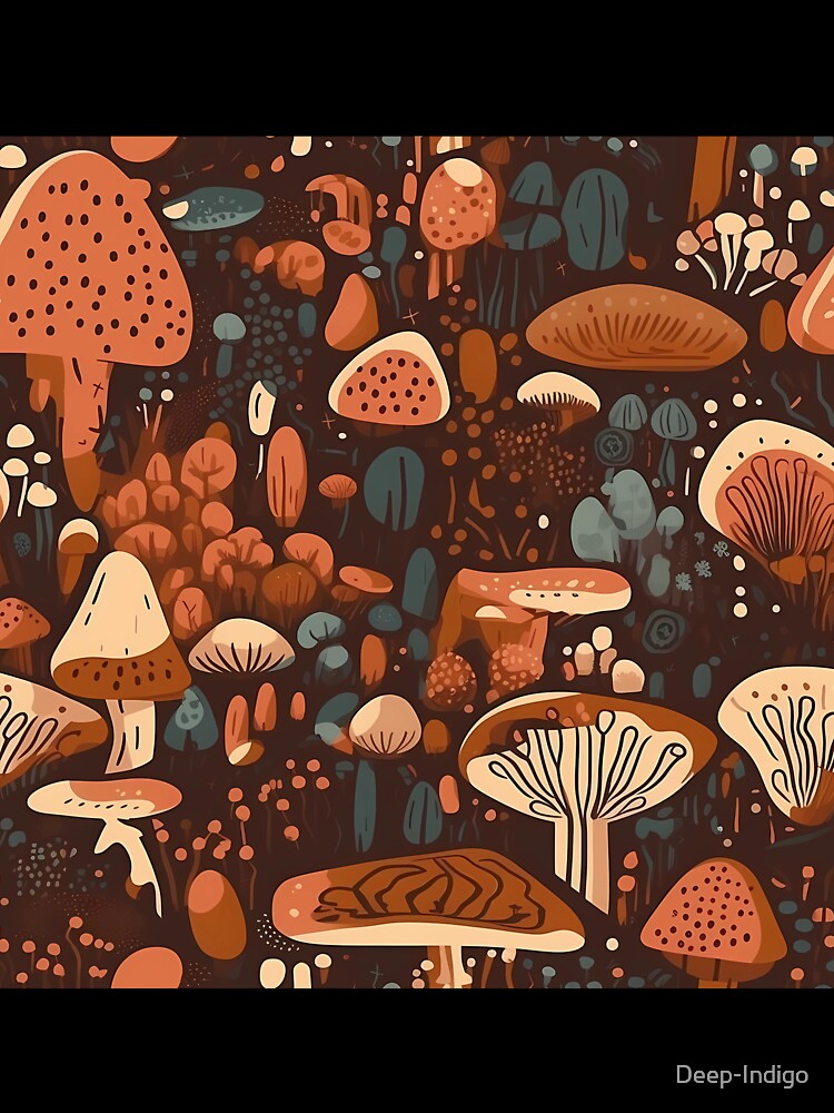 Cottage Mushroom Print by Deep-Indigo