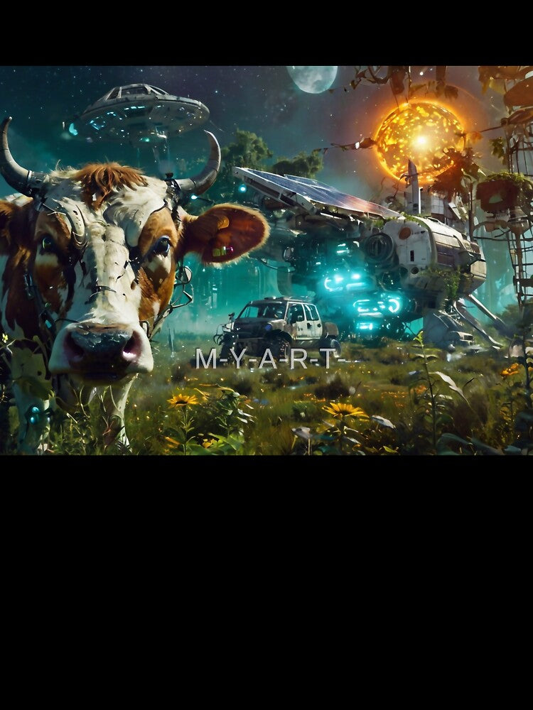 Solarpunk Cow by M-Y-A-R-T-