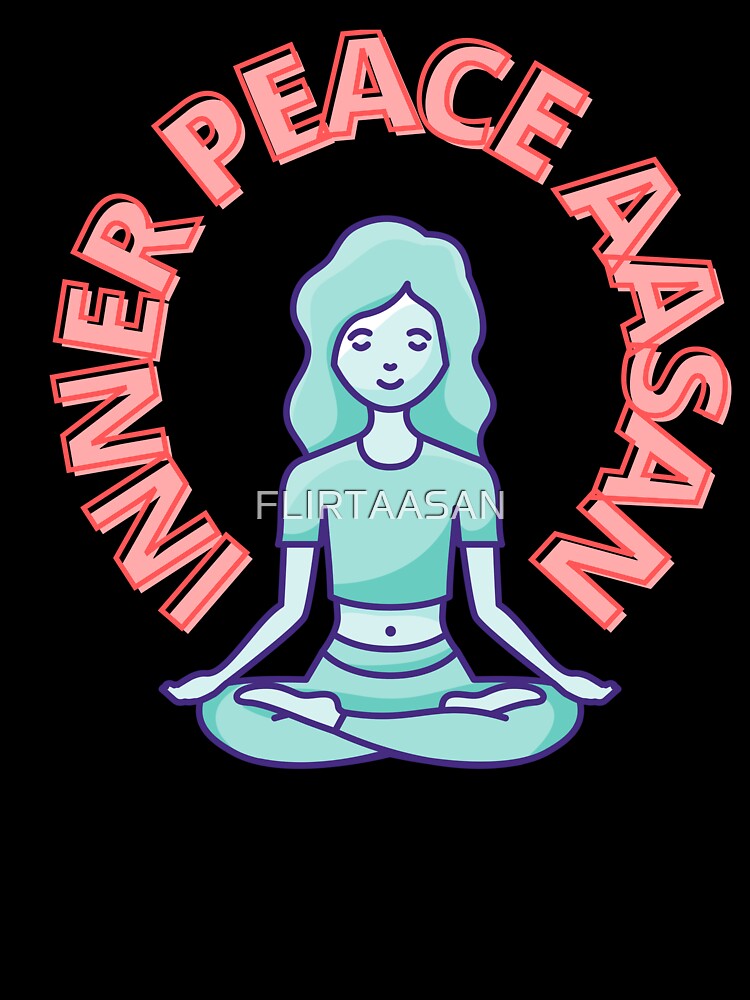 Inner peace aasan: yoga : yogaasan by FLIRTAASAN