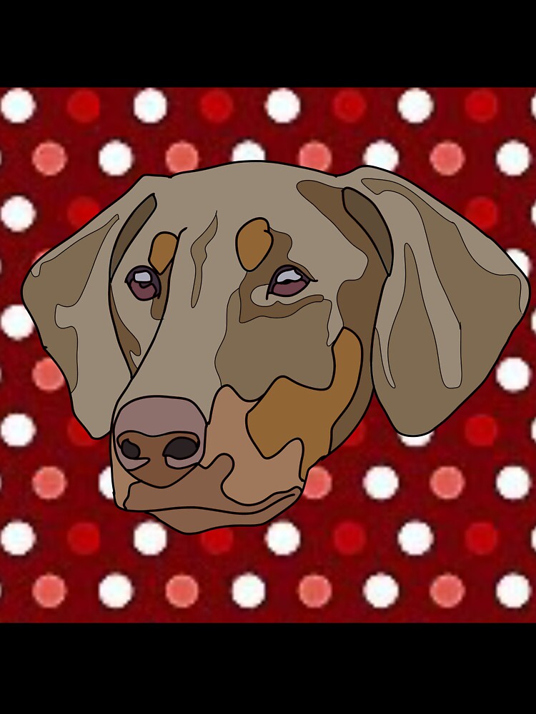 Copy of Christmas pattern doberman by LeahcarsArt