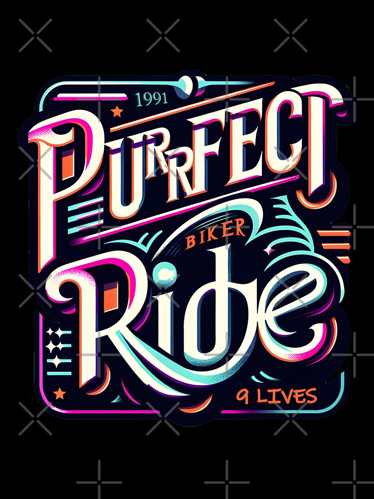 Purrfect ride - Typography by İlker Berk Ergan