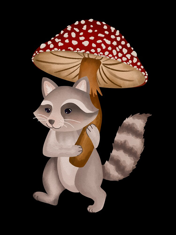 Conrad the Raccoon by pinkgooseanaiah