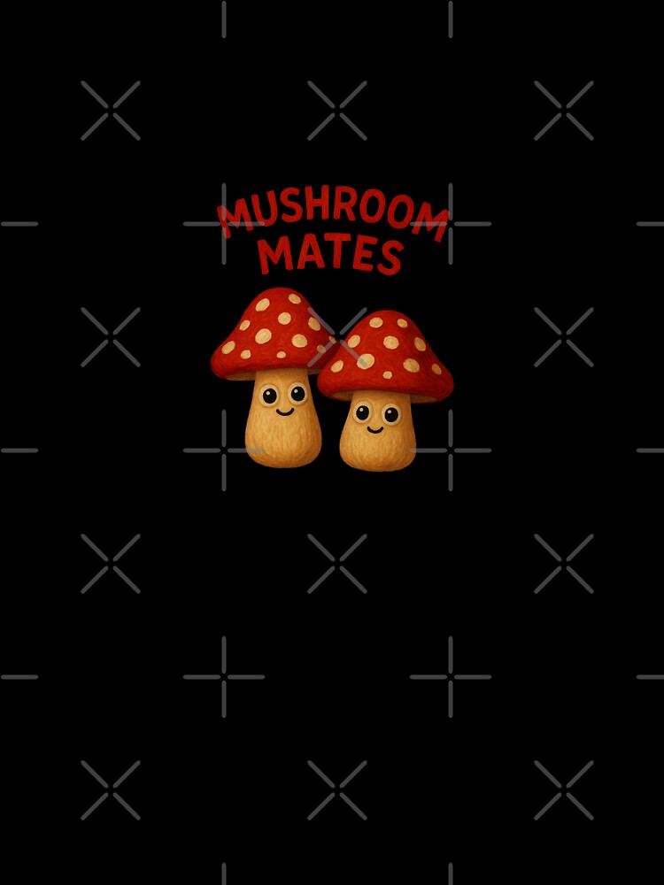 Mushroom Mates – Cute Mushroom Friends Design by Liv Solara