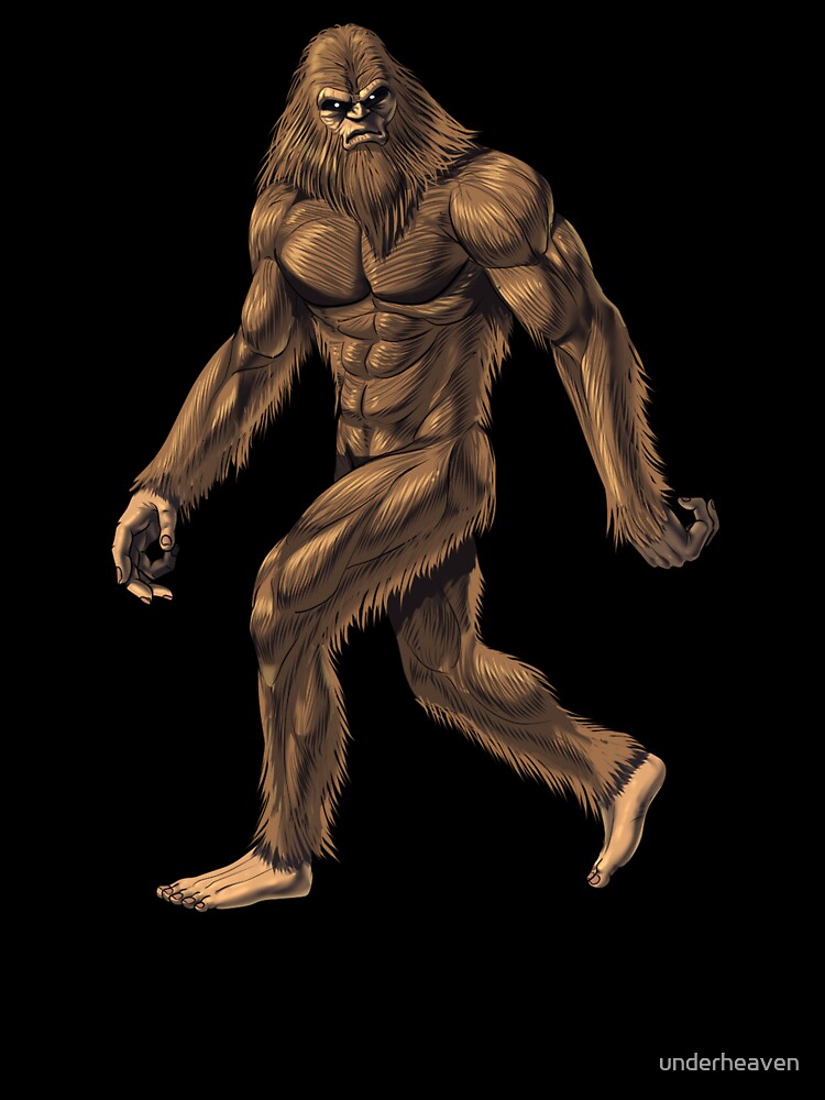 Cryptid Creature Bigfoot by underheaven