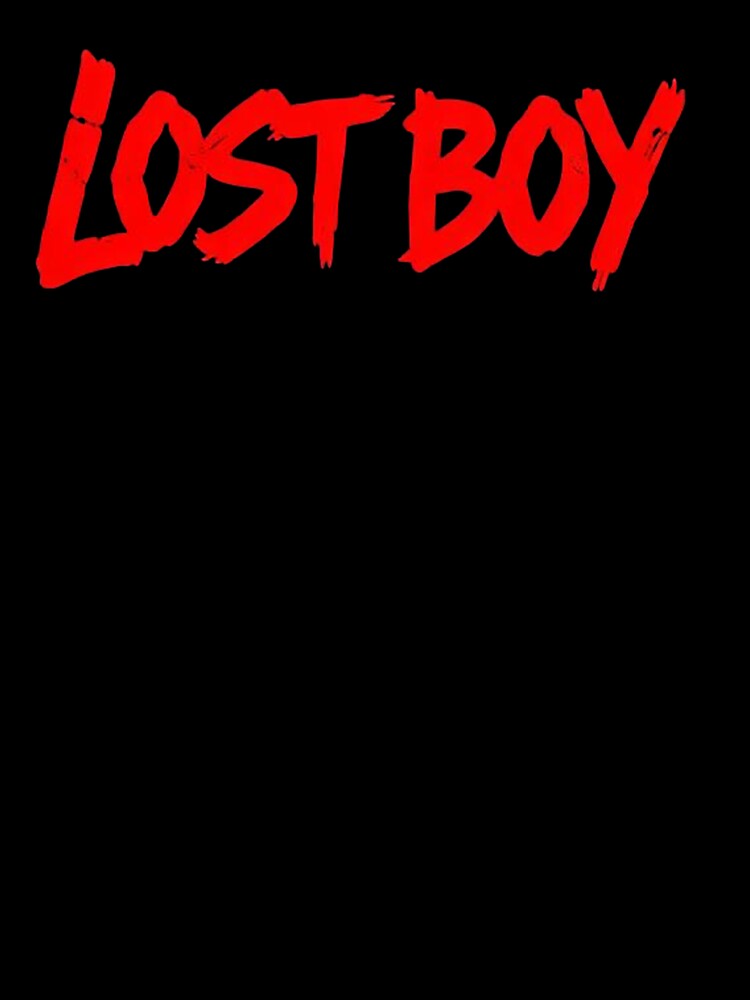Lost Boy – Raw Red Typography with Rebellious Energy by PixelVibe782