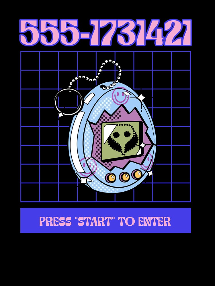 Start Your Tamagotchi Retro Vintage by Yestertee