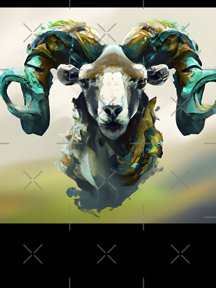 Painted Ram by blakcirclegirl
