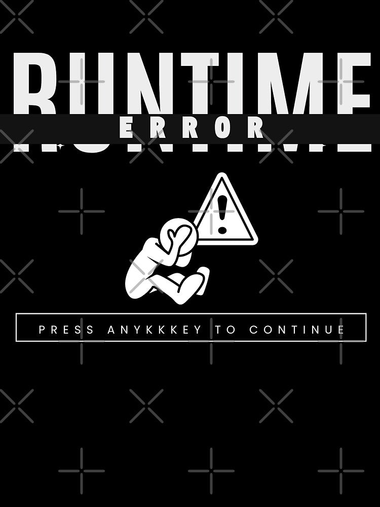 Runtime Funny Programmer Streetwear T-Shirt For Dark Color by SimplyDraftShop