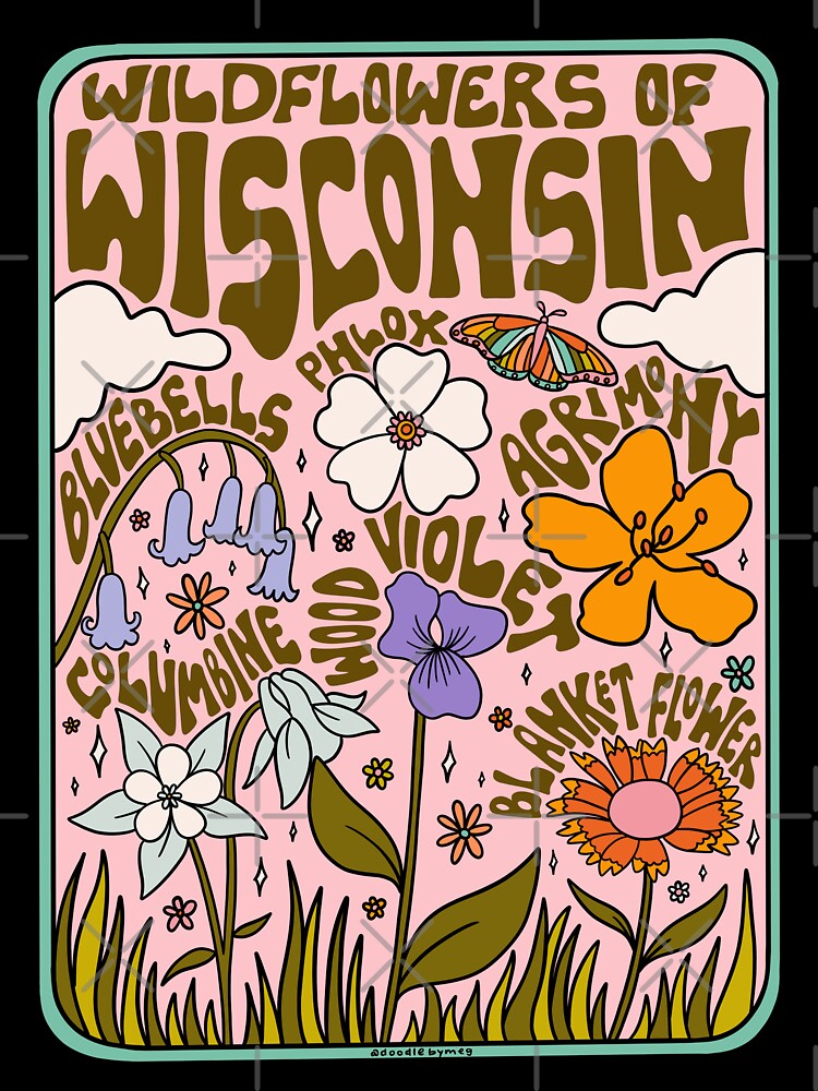 Wisconsin Wildflowers by doodlebymeg