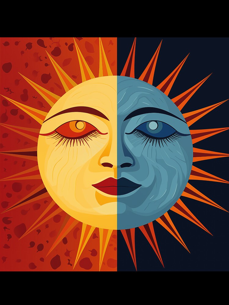 Sun and Moon by WarmHeartedArt