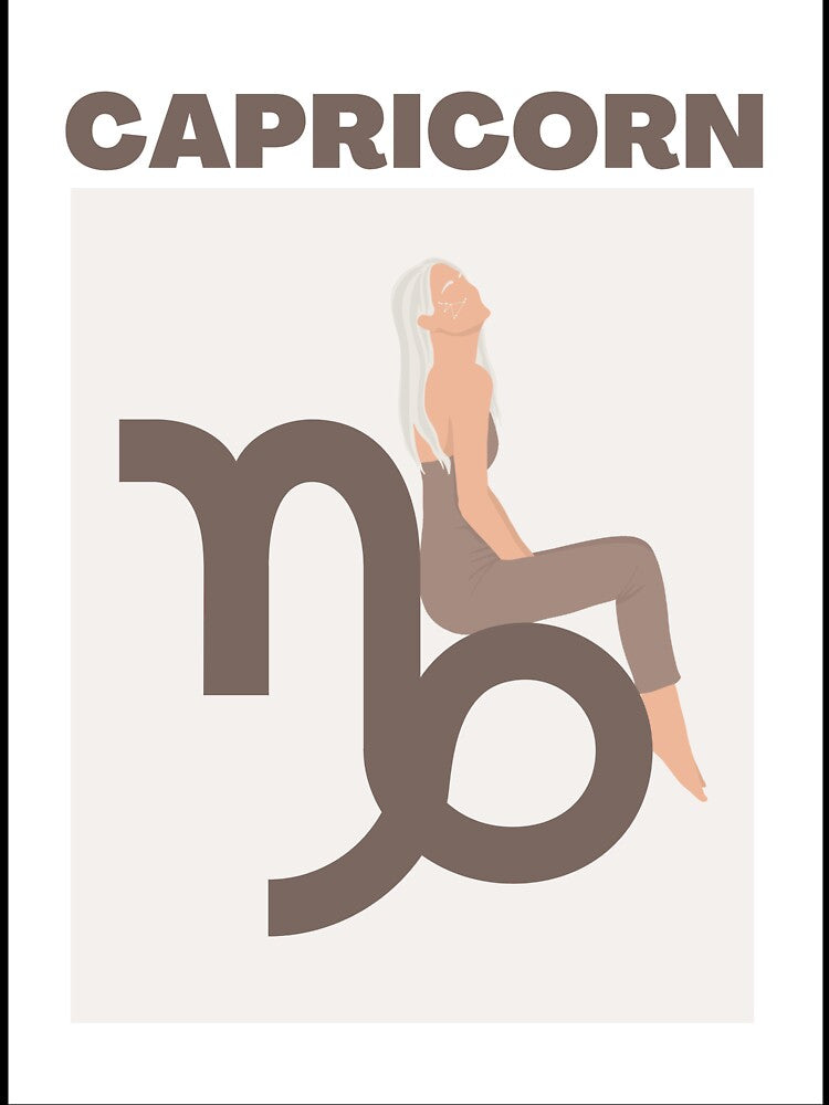 Capricorn | Zodiac sign illustration by illustratedbye