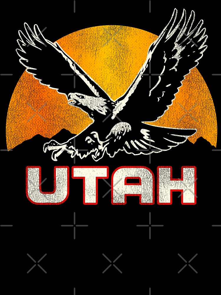 Retro Style Utah 'Bald Eagle' Tourist Souvenir by acquiesce13