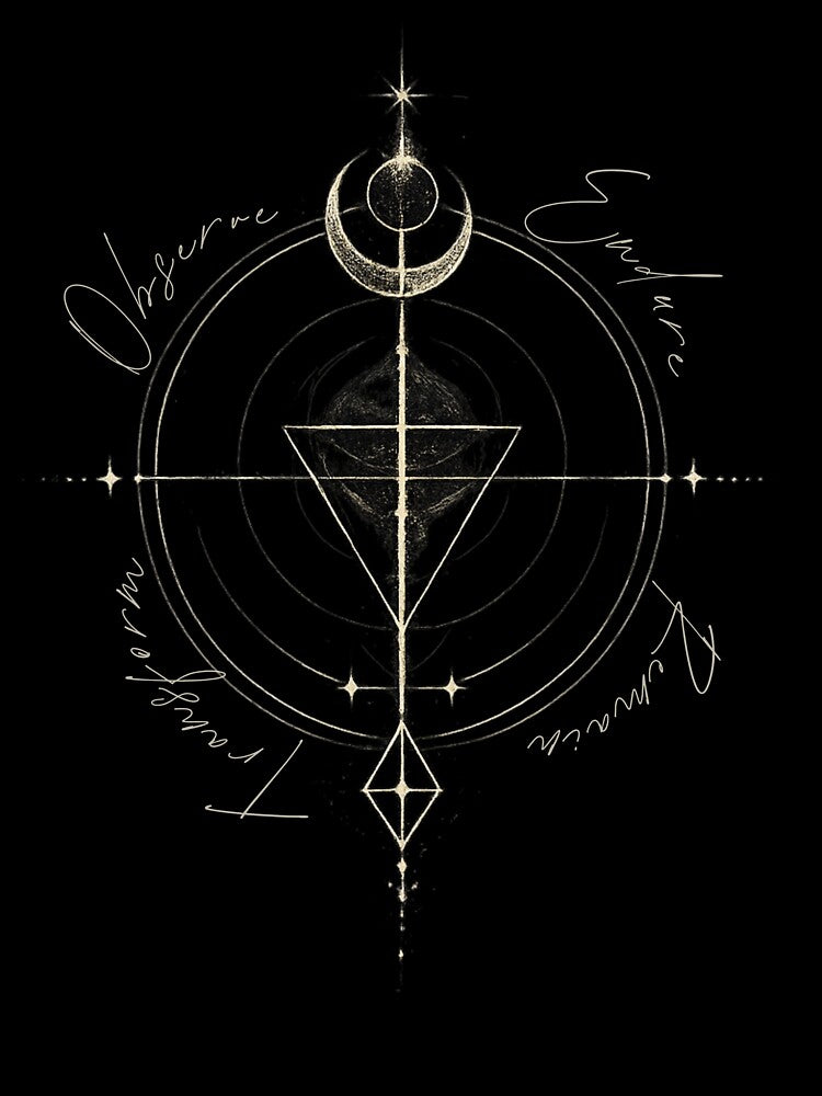 Observe Endure Transform Remain Sigil Design by halesyeahhh