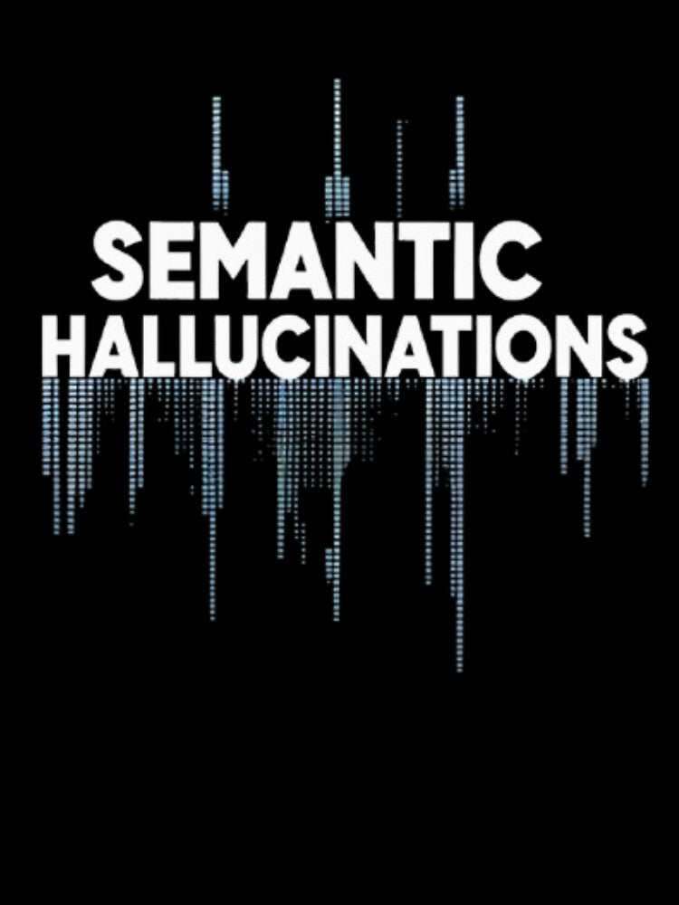Semantic Hallucinations – Futuristic AI Glitch Art by Lazy Planet