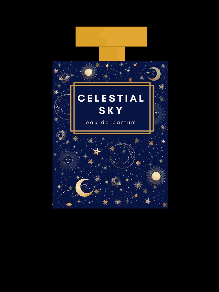Celestial Sky Eau de Parfum Sun Moon and Stars Perfume Bottle by MusberriDesigns