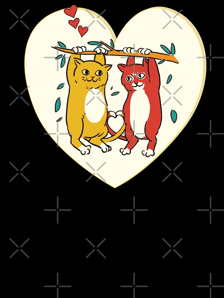 You Me and The Cats - Cute Animal, Cat lovers by HippoInkStudio