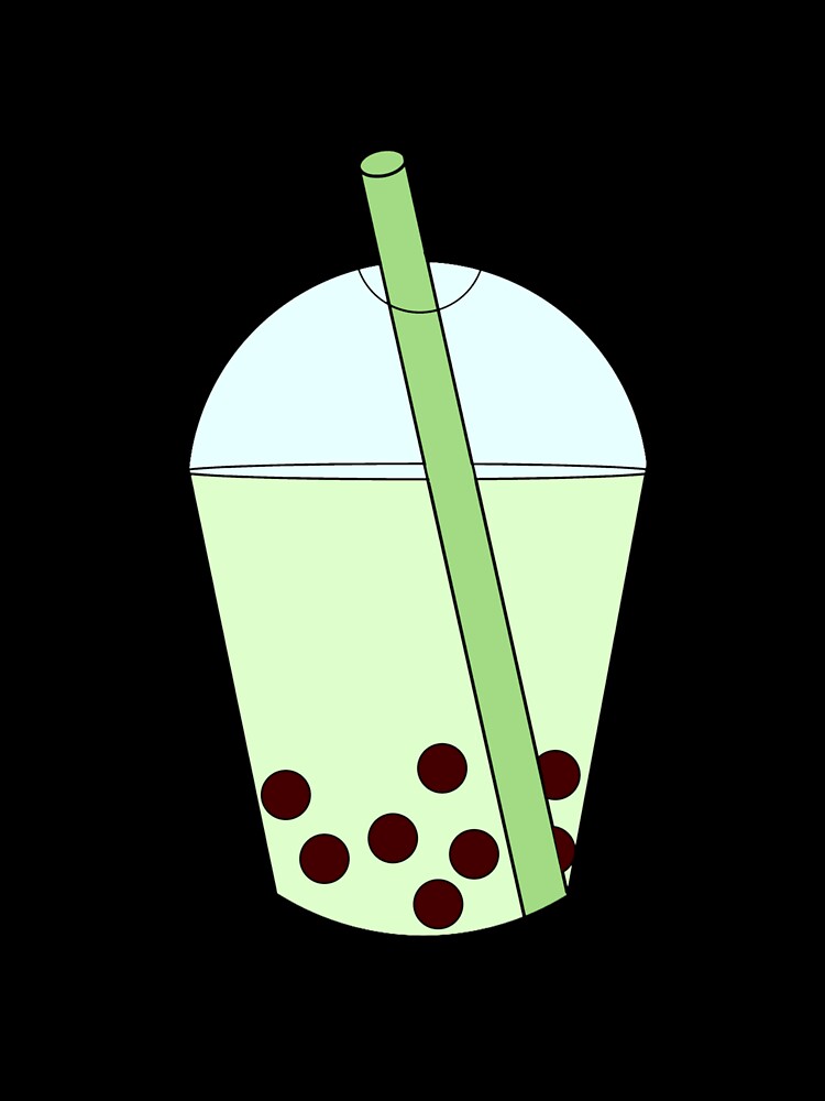 Boba Bubble Tea Green by kati-cat
